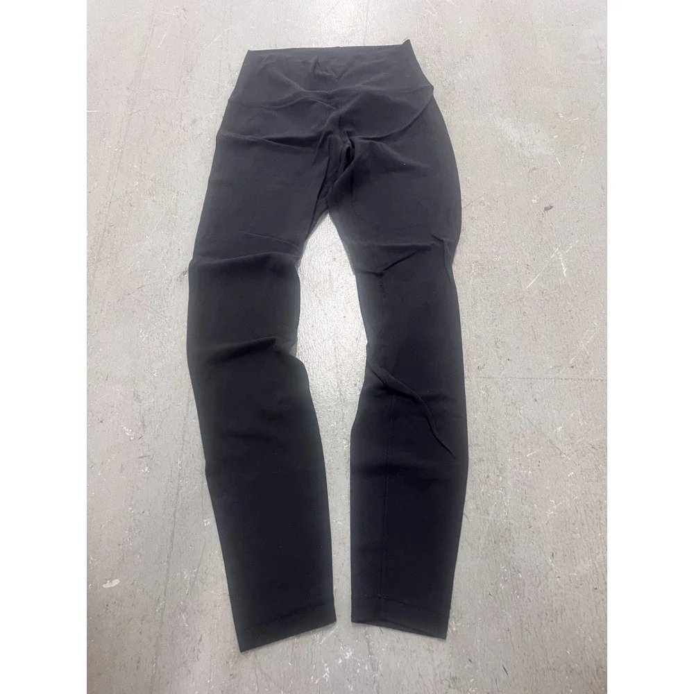 Lululemon Leggings Womens 6 Black Stretch High-Waisted Skinny Yoga Gym Workout